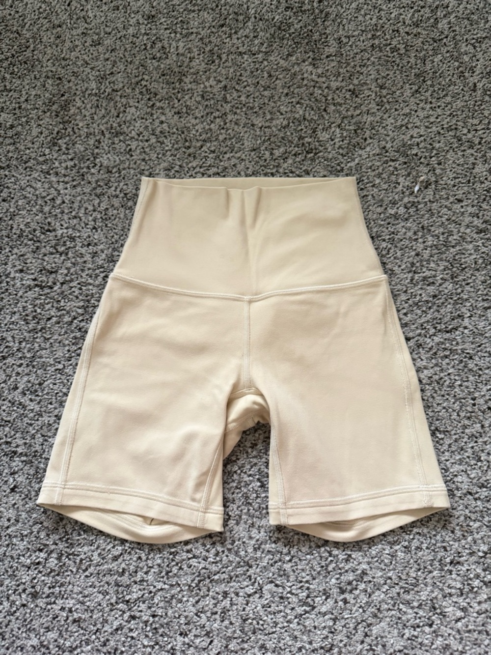 lululemon athletica High-Rise Cream Bike Shorts